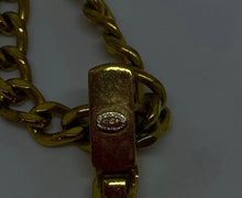 Load image into Gallery viewer, 97P 1997 Spring Vintage Chanel CC turnlock red Gripoix stone pendant necklace