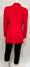 Load image into Gallery viewer, Rare Collectors Chanel Vintage 95A 1995 Fall Red Long Jacket US 6