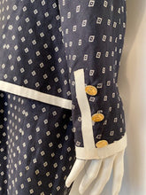 Load image into Gallery viewer, 1970’s Collection 16 Rare Chanel Vintage Navy Blue Skirt Suit FR 44