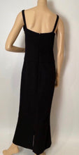 Load image into Gallery viewer, Chanel Vintage 04A, 2004 Fall long black maxi sleeveless wool gown dress FR 40 US 4