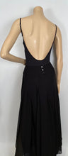 Load image into Gallery viewer, NWT Chanel 00S, 2000 Summer black long chiffon skirt FR 40