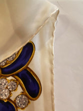 Load image into Gallery viewer, Large Vintage Chanel Jewel Multicolor Print Silk Scarf