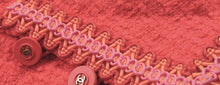 Load image into Gallery viewer, 94P, 1994 Spring Extremely Rare! Vintage Chanel Orange Tweed Scobido Trim Boucle  Jacket FR 36 US 4
