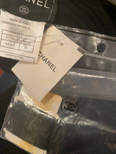 Load image into Gallery viewer, NWT 99A 1999 Fall Vintage Chanel black maxi turtleneck sweater dress FR 40 US 4/6