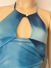 Load image into Gallery viewer, NWT Chanel 18S 2018 Summer Runway Light Blue One Piece Swim Suit FR 36 US 4