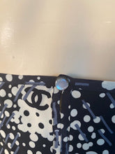 Load image into Gallery viewer, Vintage Chanel 02A, 2002 Fall Silk with Pearl trim CC logo Camisole Blouse Top FR 40