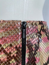 Load image into Gallery viewer, Chanel 00T, 2000 Transition Collection Multicolor Python Snakeskin Pants Trousers FR 38 US 4/6