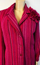 Load image into Gallery viewer, Chanel Pink Chain Camelia Flower Jacket US 10/12