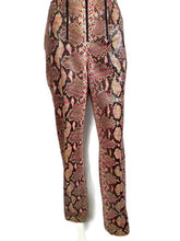 Load image into Gallery viewer, Chanel 00T, 2000 Transition Collection Multicolor Python Snakeskin Pants Trousers FR 38 US 4/6