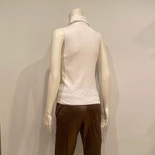 Load image into Gallery viewer, Chanel 05P, 2005 Spring White Cotton Top Blouse Pleated Front FR 42