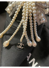 Load image into Gallery viewer, Chanel 18A 2018 Pre-Fall Black Fabulous Pearl Crystals and CC Bows Heel Booties EU 38 US 7/7.5