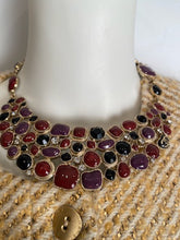 Load image into Gallery viewer, Rare Chanel 08A 2008 Fall Gripoix multicolor collar Necklace