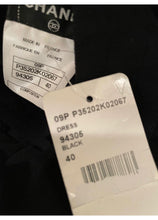 Load image into Gallery viewer, NWT Chanel 09P 2009 Spring Black Pleated Dress FR 40 US 4/6