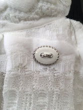 Load image into Gallery viewer, Chanel 2015 Spring Summer Delicate White and Black Dress FR 38 US 4/6