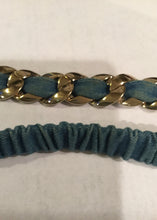 Load image into Gallery viewer, Chanel 08C 2008 Cruise Denim Gold Chain Headband/Necklace/Bracelet