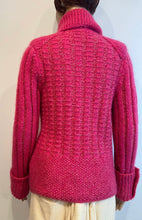 Load image into Gallery viewer, Chanel 2009 Pink Wool Mohair Buckle Sweater Cardigan FR 36 US 4/6/8