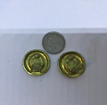 Load image into Gallery viewer, 1980’s Rare! Chanel Vintage Round Anchor Gold Metal CC Logo Clip On Earrings