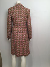 Load image into Gallery viewer, Chanel Vintage 03P, 2003 Spring Pink Brown Tweed Cotton jacket blazer skirt suit set FR 38 US 4