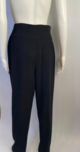 Load image into Gallery viewer, Chanel 99C 1999 Cruise Vintage Black Wool Trousers Slacks Pants FR 44 US 10