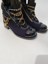 Load image into Gallery viewer, CHANEL 15A Paris Salzburg Charm chains Ankle Boots EU 39