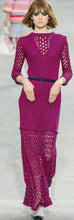 Load image into Gallery viewer, NWT Chanel 14P 2014 Spring Black Maxi Crochet Dress FR 38