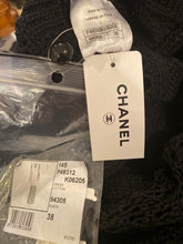 Load image into Gallery viewer, NWT Chanel 14P 2014 Spring Black Maxi Crochet Dress FR 38
