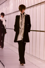 Load image into Gallery viewer, Chanel 00A 2000 Fall Black Shiny Dress Wide Leg Pants FR 38 US 4/6