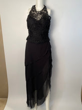 Load image into Gallery viewer, 95A, 1995 Fall Vintage Chanel elaborate Lace Halter Evening Top Blouse US 2-4