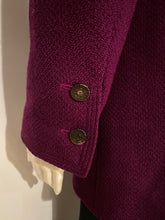 Load image into Gallery viewer, NWOT 97A, 1997 Fall Chanel Vintage Merlot Jacket Blazer FR 34 US 2/4