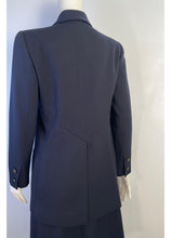 Load image into Gallery viewer, Vintage Chanel Navy Blue Long Blazer Jacket US 4/6/8