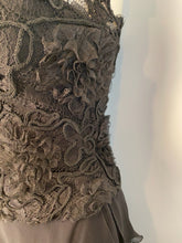 Load image into Gallery viewer, 95A, 1995 Fall Vintage Chanel elaborate Lace Halter Evening Top Blouse US 2-4