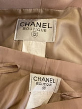Load image into Gallery viewer, Chanel Boutique 97P, 1997 Spring Beige Blush Pant Jacket Suit Set FR 36 US 4