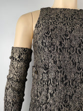 Load image into Gallery viewer, Chanel 05A 2005 Fall Removable sleeves/gloves Dress FR 38 US 4