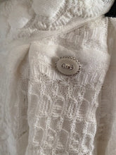 Load image into Gallery viewer, Chanel 2015 Spring Summer Delicate White and Black Dress FR 38 US 4/6