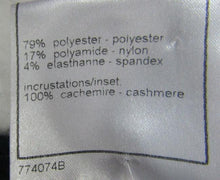 Load image into Gallery viewer, Chanel 07A 2007 Fall Autumn Black Sequins Short Sleeve ribbed cashmere sweater top blouse FR 38 US 4